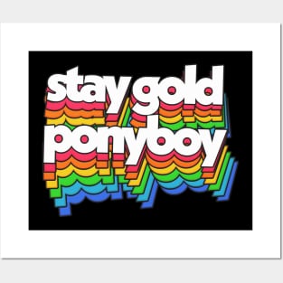 Stay Gold, Ponyboy Posters and Art